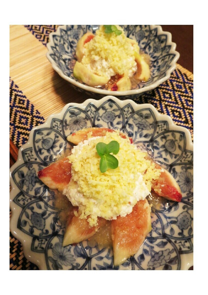 おつまみにも☆いちじくと豆腐の前菜-レシピのメイン写真
