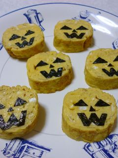 子供と一緒にハロウィン☆玉子焼き-レシピのメイン写真