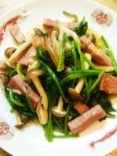 ほうれん草とベーコンの香味炒め-レシピのメイン写真