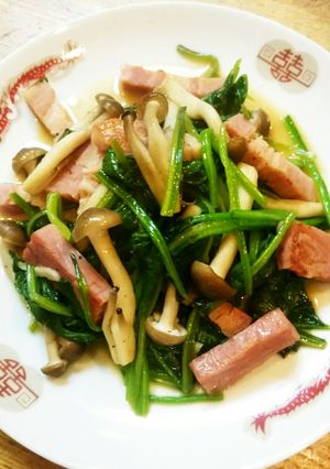 ほうれん草とベーコンの香味炒め-レシピのメイン写真