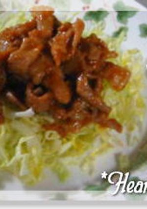 豚肉のピリ辛味噌炒め-レシピのメイン写真