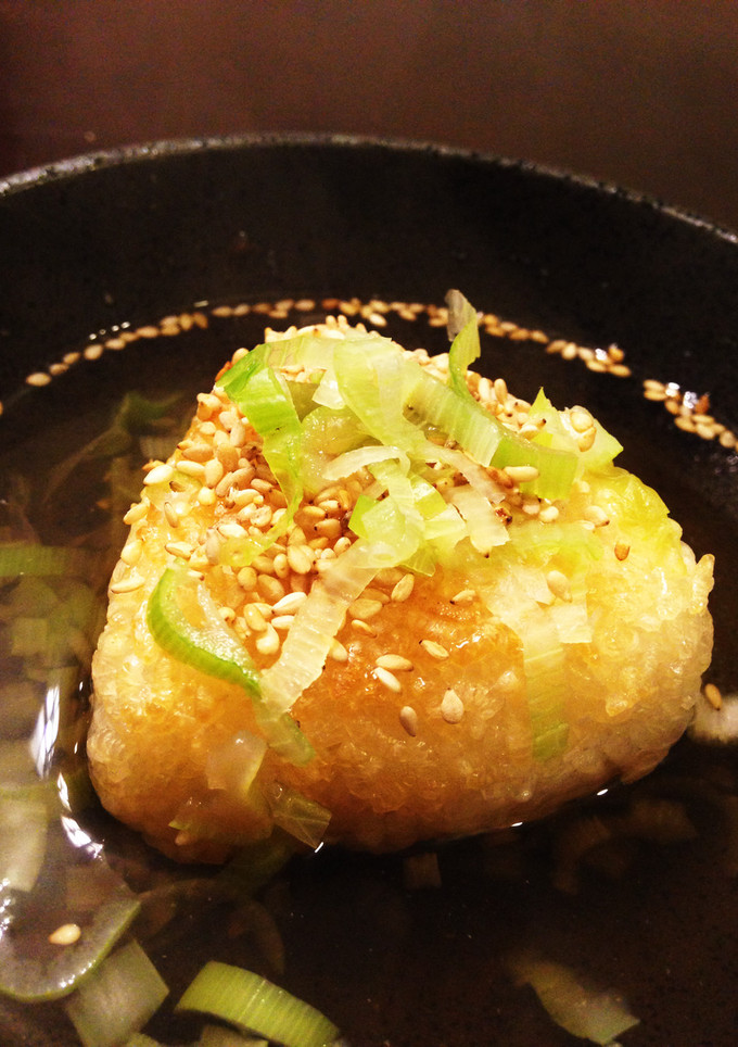 鍋の〆に 焼きおにぎりの出汁かけ-レシピのメイン写真