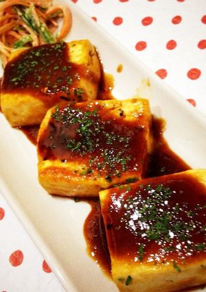 簡単&ヘルシー♪デミグラ豆腐ステーキ-レシピのメイン写真