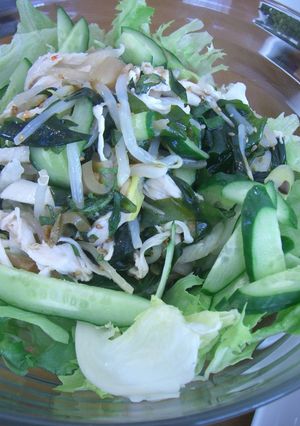蒸し鶏とザーサイの中華サラダ-レシピのメイン写真
