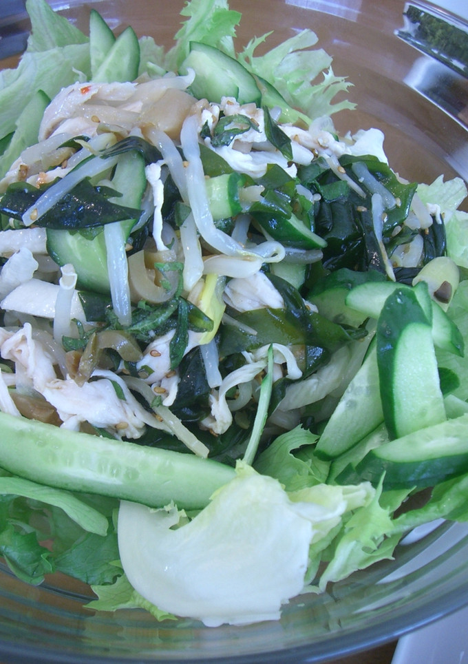 蒸し鶏とザーサイの中華サラダ-レシピのメイン写真