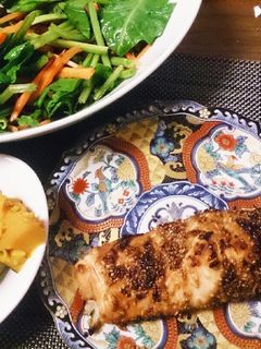 鮭のゴマ味噌焼き-レシピのメイン写真