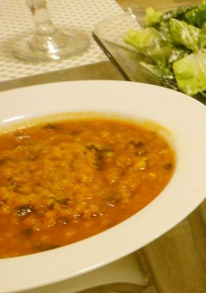 ダル（赤レンズ豆）の栄養満点カレー-レシピのメイン写真