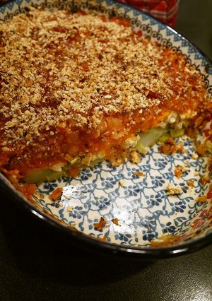 さつまいもと野菜の重ねオーブン焼き-レシピのメイン写真
