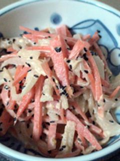 味噌マヨ辛子でピリリ大人味☆常備菜サラダ-レシピのメイン写真