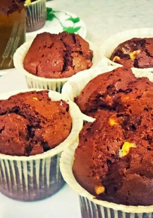チョコとくるみのごろごろチョコマフィン-レシピのメイン写真