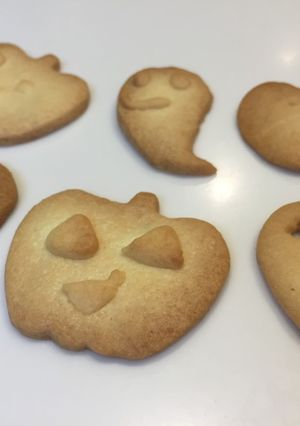 ハロウィン☆パンプキン＆ゴーストクッキー-レシピのメイン写真