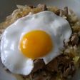 豚しょうが焼きの混ぜ混ぜご飯