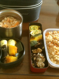 大豆とひじき煮と炊き込みご飯弁当-レシピのメイン写真