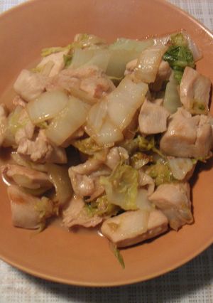 鶏肉と白菜のあっさり煮-レシピのメイン写真