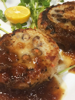 蓮根と椎茸の和風ハンバーグ*みぞれソース-レシピのメイン写真
