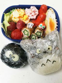 トトロ♡おにぎり-レシピのメイン写真