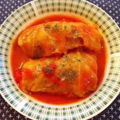 รูปของ トマトソースのロールキャベツ♪