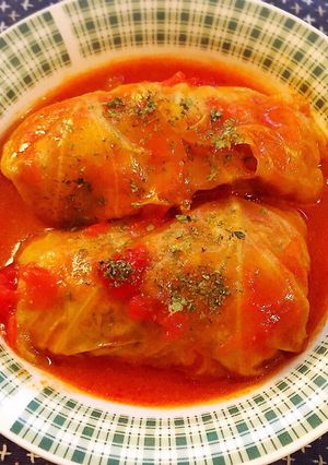 トマトソースのロールキャベツ♪-レシピのメイン写真