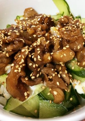 スタミナうまうま豚丼（甘辛）-レシピのメイン写真