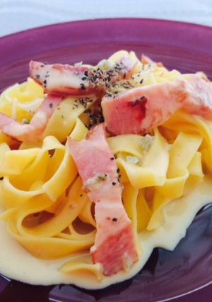 わさび香るオトナのカルボナーラ-レシピのメイン写真