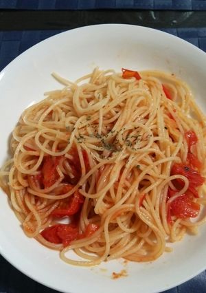 トマトのペペロンチーノ-レシピのメイン写真