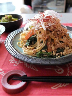 お箸でどうぞ☆担担麺風ワンポットパスタ!-レシピのメイン写真