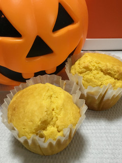 HMで簡単かぼちゃのカップケーキ-レシピのメイン写真