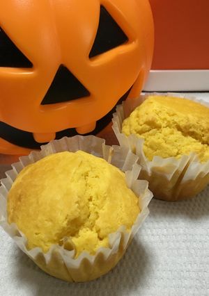 HMで簡単かぼちゃのカップケーキ-レシピのメイン写真