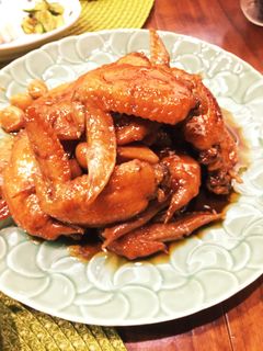手羽先のコッテリ甘辛煮 御飯におつまみに-レシピのメイン写真