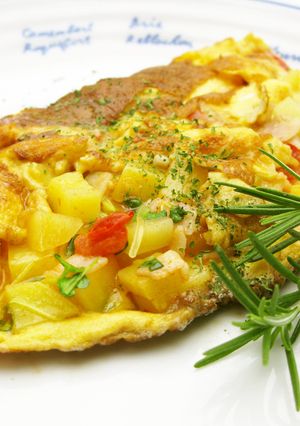 食物繊維 オムレツ【高齢者/栄養】-レシピのメイン写真