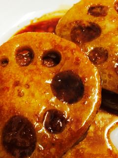 甘辛ダレのれんこんの挟み焼き-レシピのメイン写真