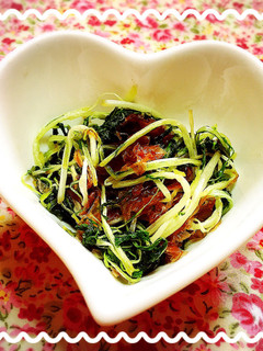 お弁当に冷凍保存も♡水菜のおかか炒め-レシピのメイン写真