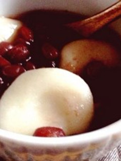 大納言小豆のぜんざい-レシピのメイン写真