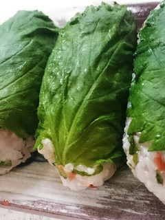 しそ♪しらす♪梅のミニスティックおにぎり-レシピのメイン写真