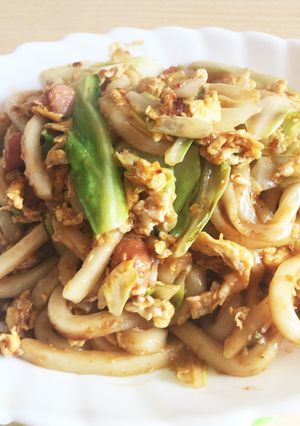 簡単!ソース焼うどん-レシピのメイン写真