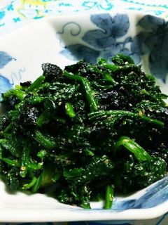 韓国風ほうれん草のナムル-レシピのメイン写真