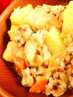 昔ながらの肉じゃが-レシピのメイン写真