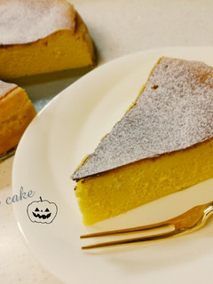 濃厚!かぼちゃのチーズケーキ♪-レシピのメイン写真