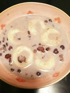 白玉大好きさんの豆腐白玉ミルクぜんざい-レシピのメイン写真