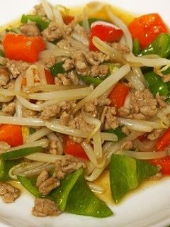 もやしとひき肉のとんこつ醤油炒め-レシピのメイン写真