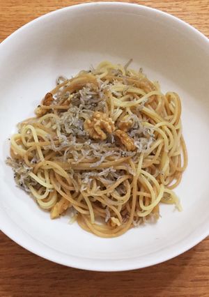 超時短。じゃこと胡桃の健康パスタ-レシピのメイン写真