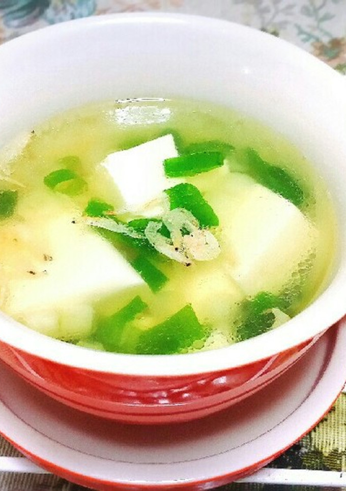 簡単✴桜えびお豆腐ネギの海鮮中華スープ✴-レシピのメイン写真