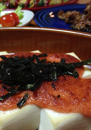 豆腐の明太マヨのっけ焼き-レシピのメイン写真
