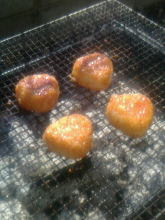 BBQの時限定 特別の焼きおにぎり-レシピのメイン写真