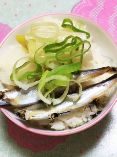 ネギとししゃもの炊き込み御飯-レシピのメイン写真