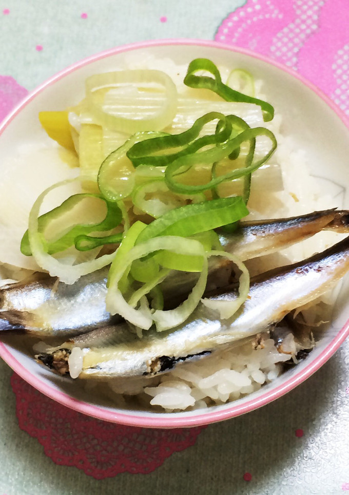 ネギとししゃもの炊き込み御飯-レシピのメイン写真