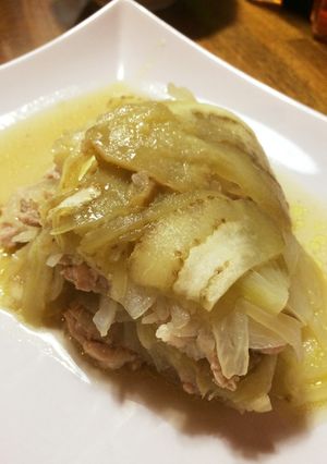 ナスと豚肉のトロトロ重ね蒸し-レシピのメイン写真