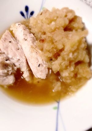 鶏むね肉のみぞれがけ-レシピのメイン写真