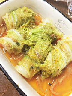 白菜と豚肉のくるくるピリ辛レンジ蒸し-レシピのメイン写真