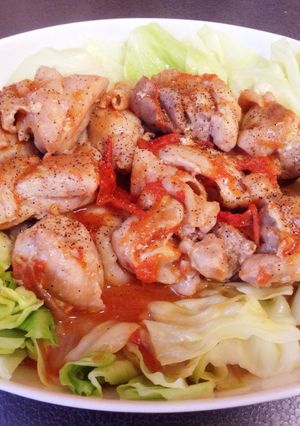 簡単！鶏肉のトマトコンソメ煮-レシピのメイン写真